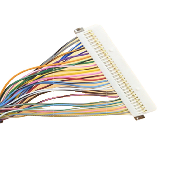 Konwerter Led Lcd Montaż kabli Rainbow LVDS  30-pinowy wtyk na 40-pinowy DF13-40DP