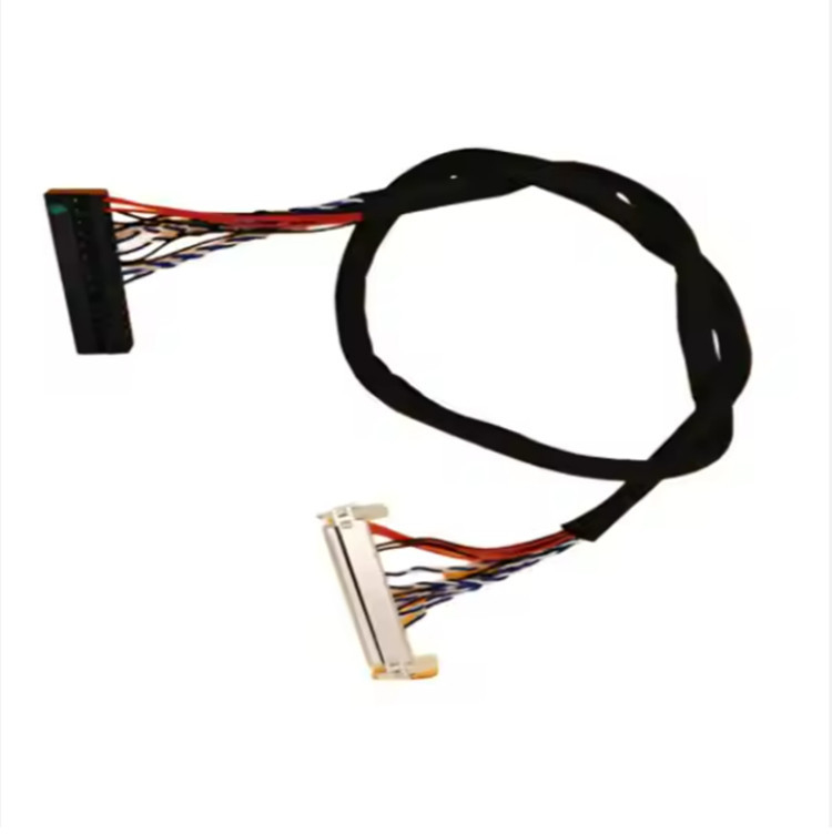 UL1571 28AWG Lvds Kabel wyświetlacza 30 Pin 1.0mm Do Dupont 2 * 15 Pin Złącze 2.0 mm