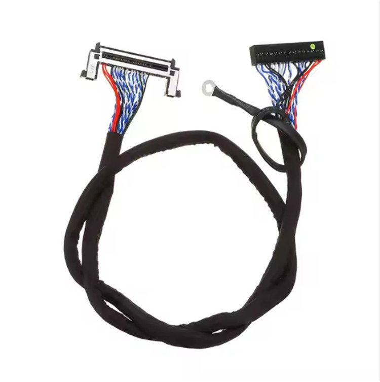 UL1571 28AWG Lvds Kabel wyświetlacza 30 Pin 1.0mm Do Dupont 2 * 15 Pin Złącze 2.0 mm