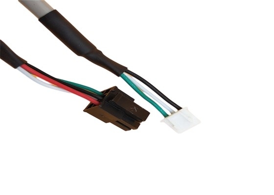 Wiązka przewodów Pvc Micro Fit 3.0mm 2 * 2p Molex 43025 Czarny łącznik do 4 pinów Jst - Xh 2464