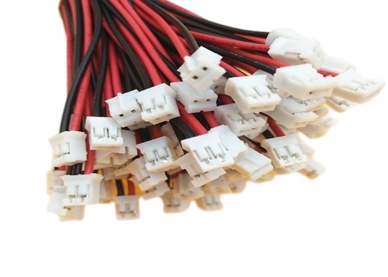 Czerwony i czarny 26 Awg Custom Wire Harness Jst PH 2PIN męski na żeński wtyk kablowy