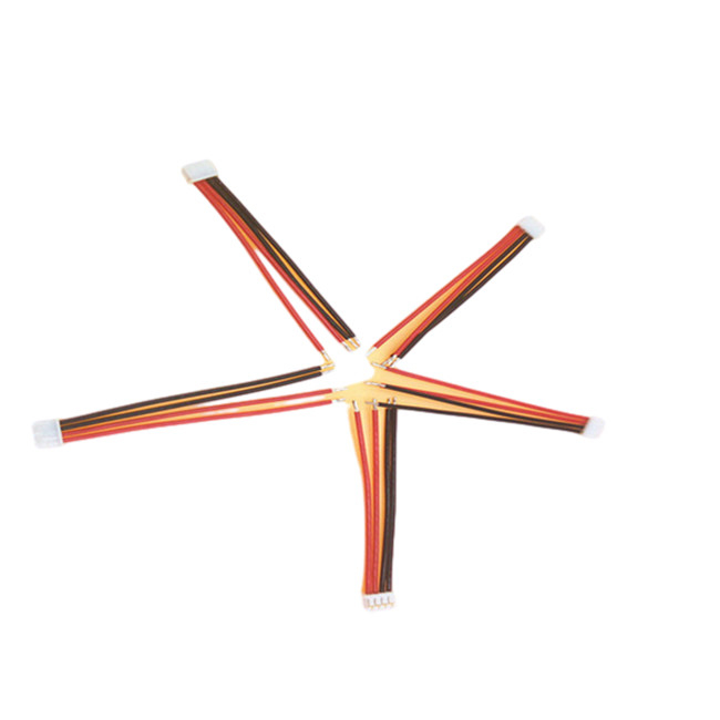 MOLEX 51021 4pin raster 1.25mm żeński z 24 wiązkami AGW do Batter