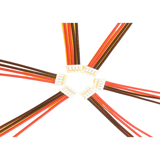 MOLEX 51021 4pin raster 1.25mm żeński z 24 wiązkami AGW do Batter