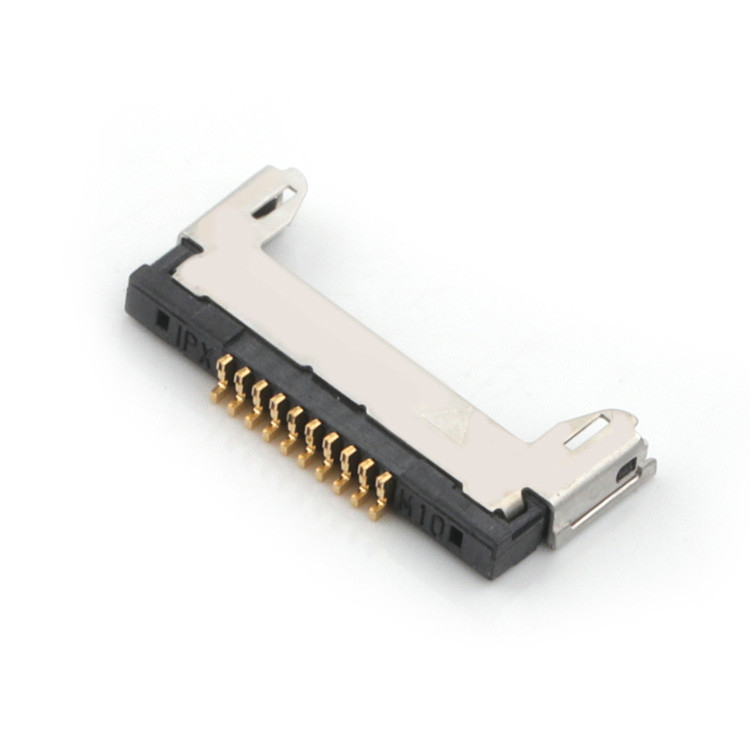Zestaw kabli mikro-koaksjalnych 20345-010T32R o rozmiarze 0,4 mm i poziomym sprzężeniu typu 10-pin LVDS micro-coaxial connect