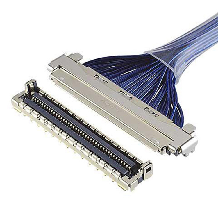 Kabel LVDS z osłoną EMI z mikrokosacyjnym złączem I-Pex o rozmiarze 0,4 mm, zawierający 20788 20679 30-pin 40-pin 50-pin