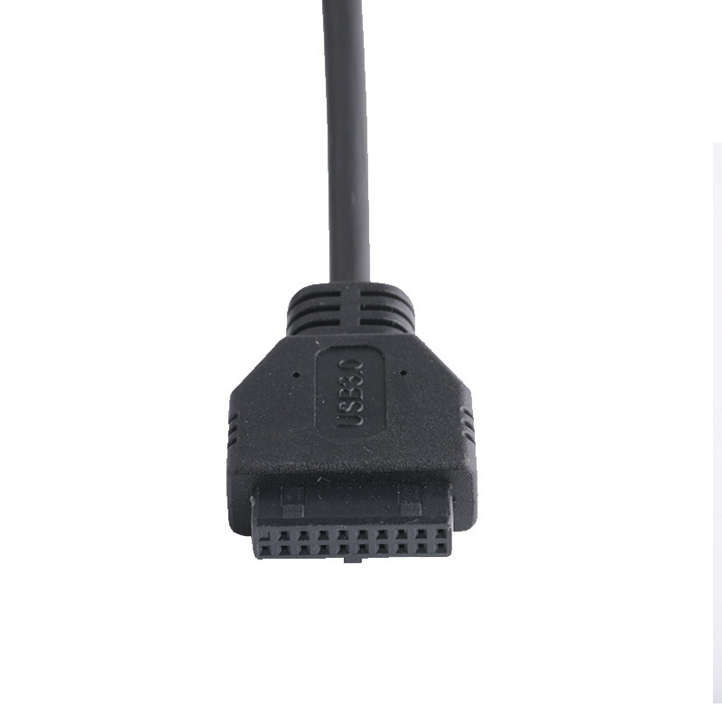 20P Kobieta USB 3.0 Typ-C do kablu adaptera IDC Wnętrzny rezystor Czarny drut PVC OEM ODM