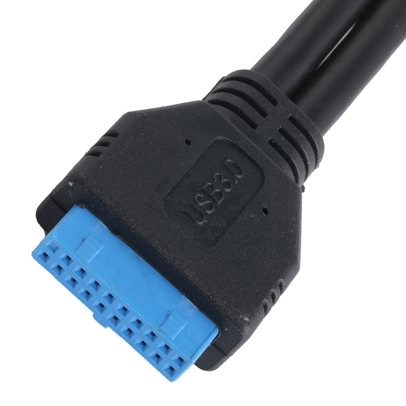 USB 3.0 przednia płyta główna 19/20 Pin Kabel do USB Kobieta Splitter Adapter Rozszerzenie łącznik