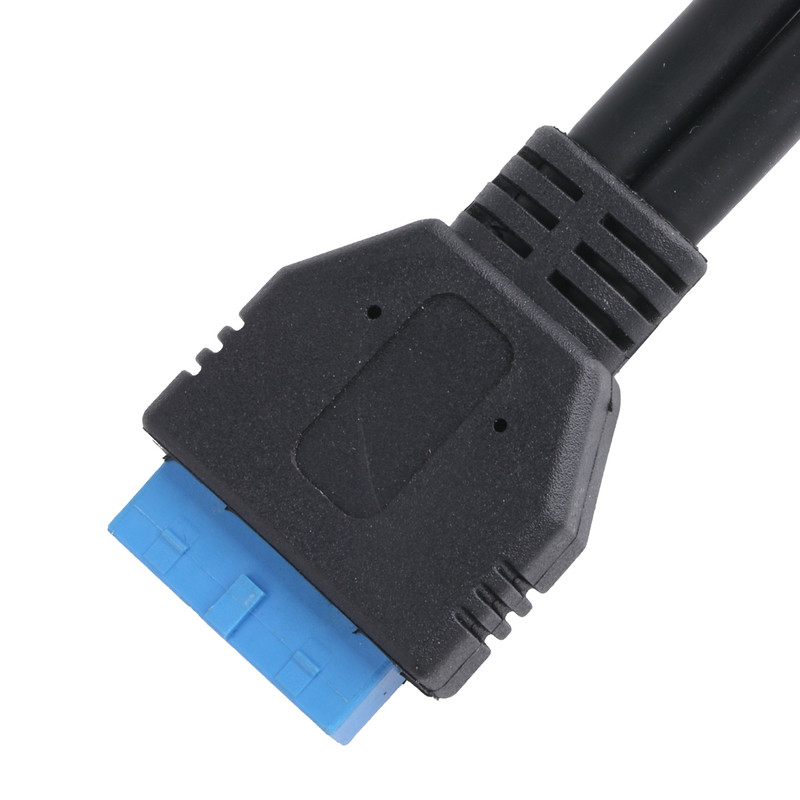 USB 3.0 przednia płyta główna 19/20 Pin Kabel do USB Kobieta Splitter Adapter Rozszerzenie łącznik