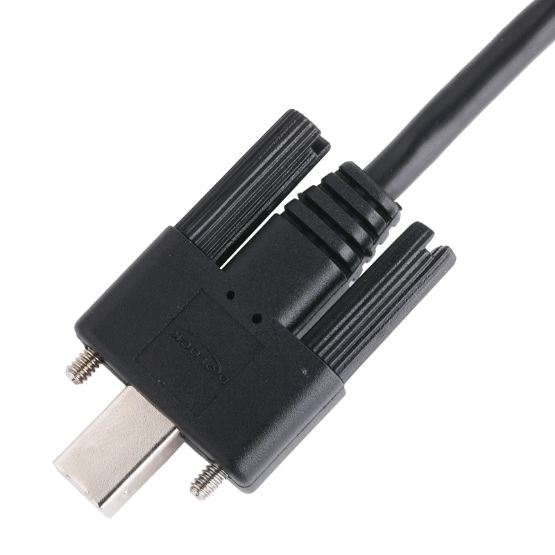 przędzy Czarny UL Printer Connector Cable Usb 2.0 Typ A do typu B Zamknięcie