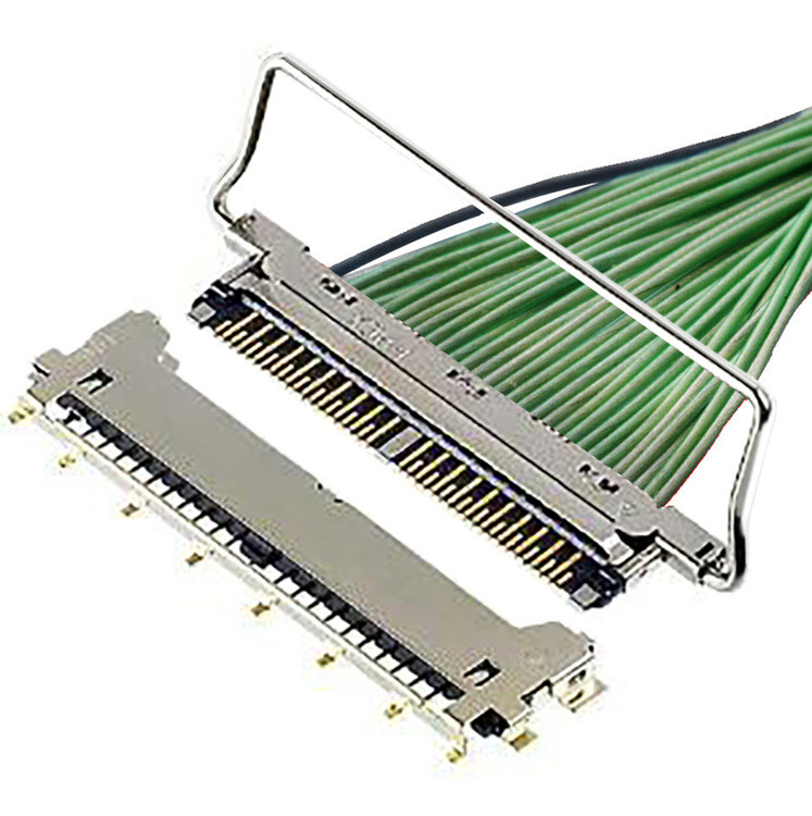 CABLINE-CX II Kabel bez osłony o długości 40 pinów, z łącznikiem LVDS 20978-040T-01, A40-pin z rozpiętością i horyzontem 0,25 mm