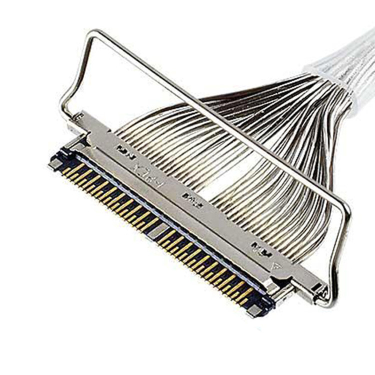 CABLINE-CX II Kabel bez osłony o długości 40 pinów, z łącznikiem LVDS 20978-040T-01, A40-pin z rozpiętością i horyzontem 0,25 mm