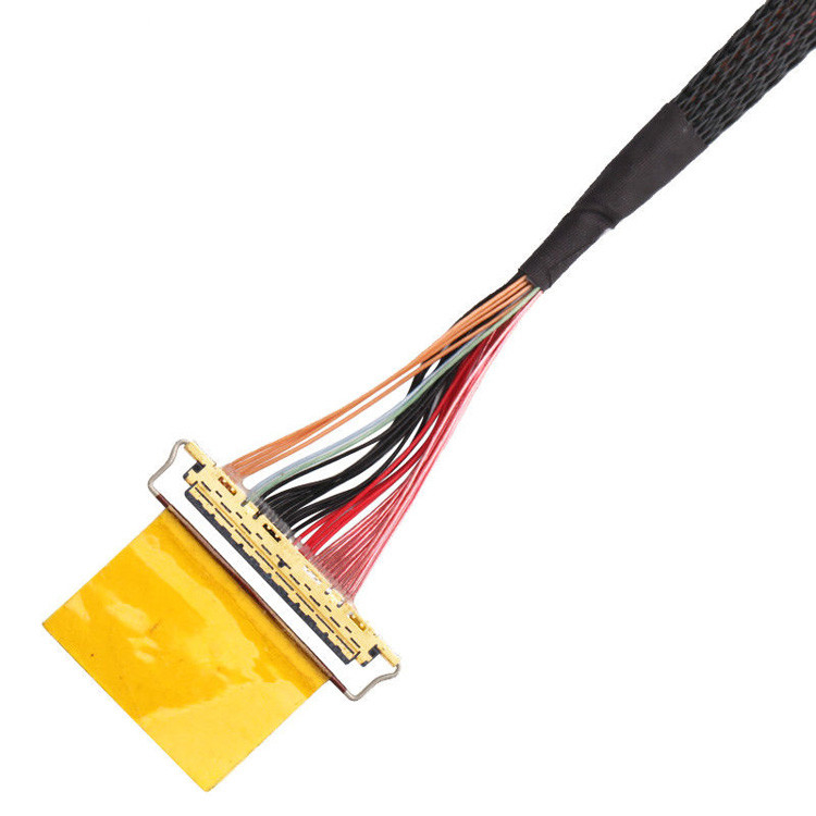 Fabryka 36AWG Lvds Kabel zestaw I Pex 20453-240t-01 Do 20453-240t-01 40P 0,4 mm Pitch