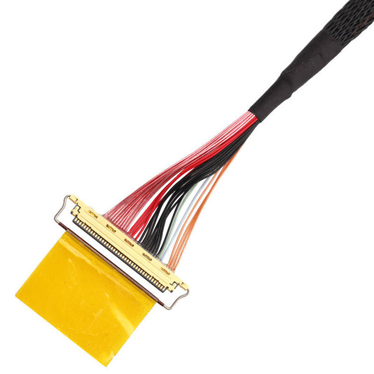 Fabryka 36AWG Lvds Kabel zestaw I Pex 20453-240t-01 Do 20453-240t-01 40P 0,4 mm Pitch