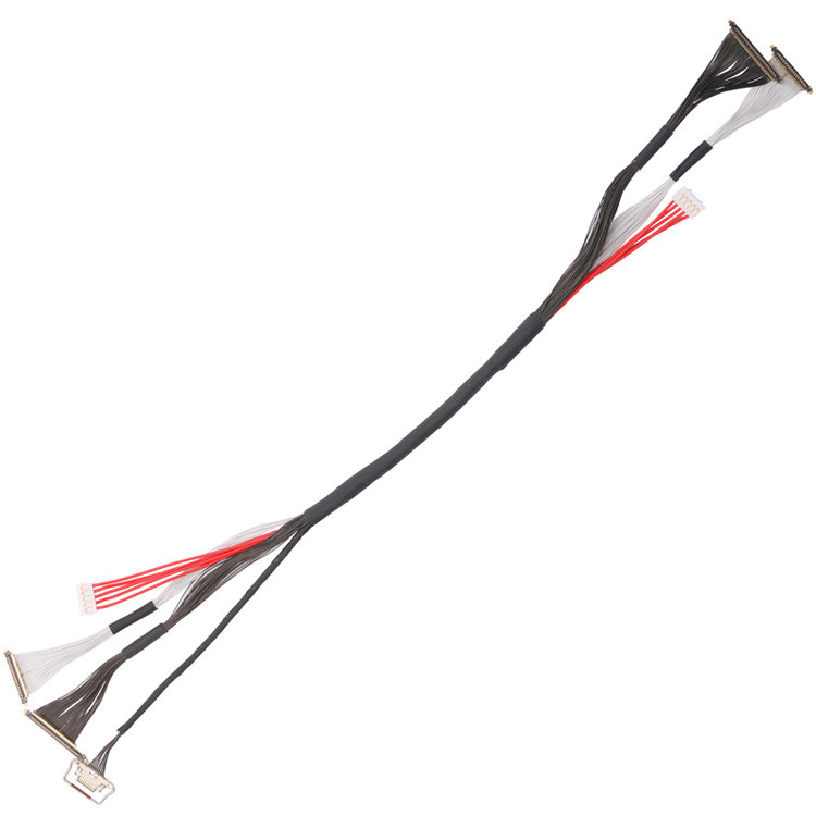 I-PEX 20531-034T-01 Z 0,25 mm Pitch Dostosowany kabel do 20633-210T-02S Z tym samym 0,25 mm Pitch