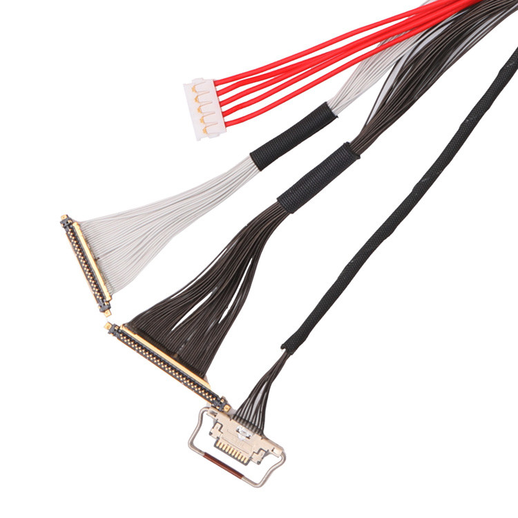 I-PEX 20531-034T-01 Z 0,25 mm Pitch Dostosowany kabel do 20633-210T-02S Z tym samym 0,25 mm Pitch