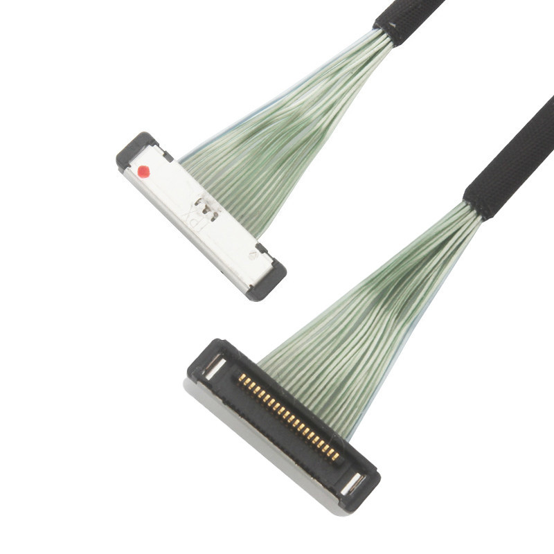 0.4mm Pitch IPEX 20380-R20T-06 Mikro Kabel Koaxial lvds kabel złącza 20P 0,4mm pitch