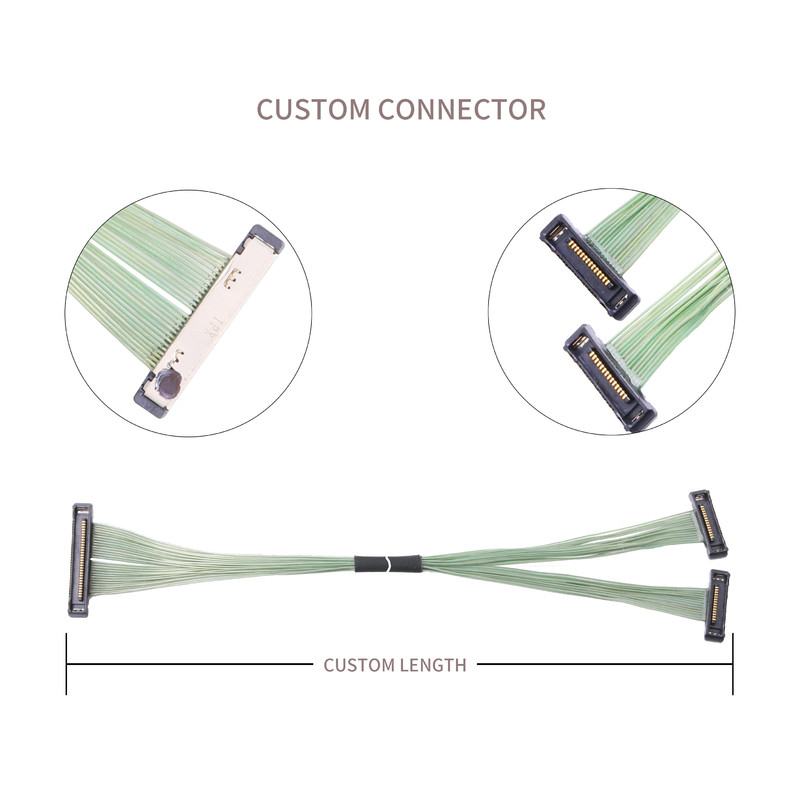 I-Pex Kabel ss 35P Mikro Kabel Koaksjalny 20380-035t-06 Lvds Konektor 0,4 mm