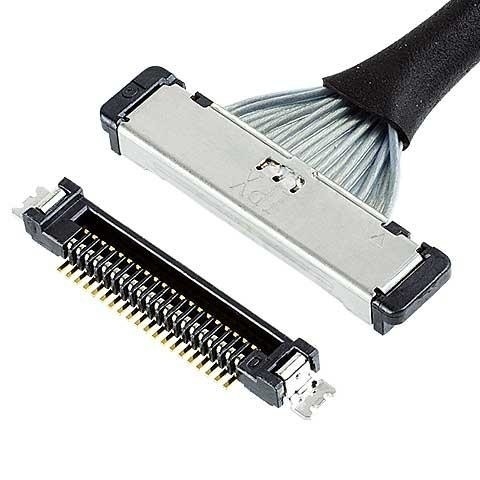 Kabel SS Mikrokosacyjny Kabel 20380 50P Konektor I-PEX 20380-050T-06 Lvds 0,4mm Pitch