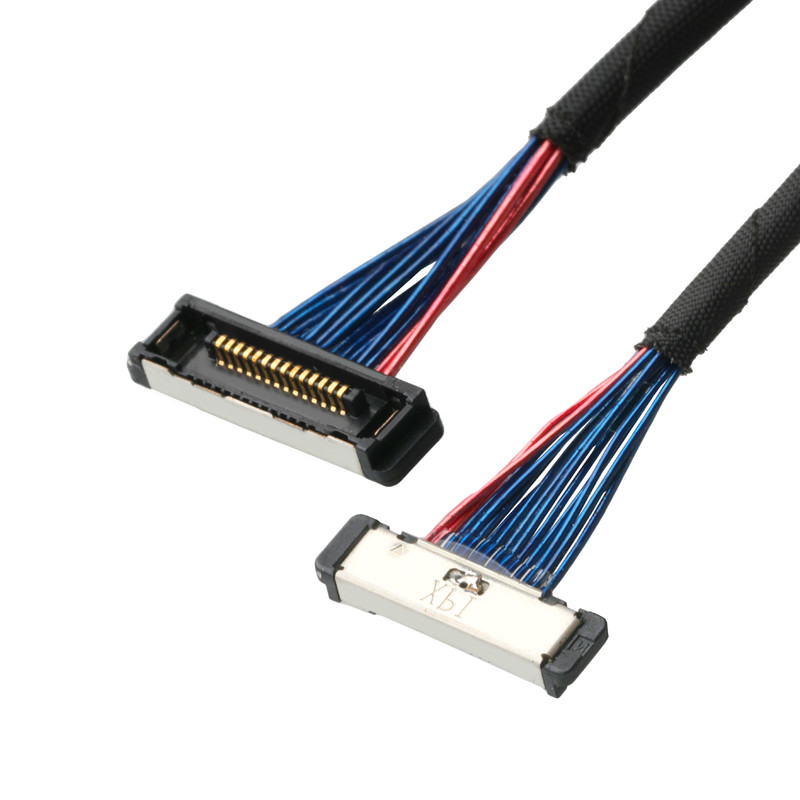 Kabel SS Mikrokosacyjny Kabel 20380 łącznik I-PEX 20380-R14T-06 łącznik 14P