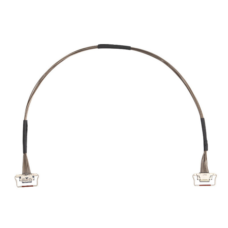 Fabryka 10 Pin Micro Koaksjalny Kabel 0,4mm Pitch 20633-310T-01S Lvds For Thermal Camera
