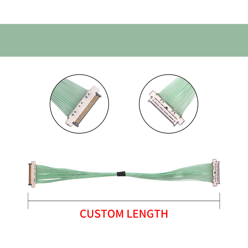 Kabel koncentryczny KEL o rozstawie 0,4 mm USL20-30SS-010-C 30-stykowy 40-stykowy wąski wtyk