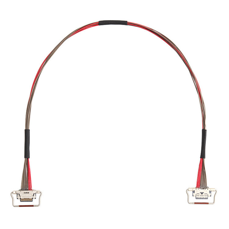10-pin LVDS Micro Koaksjalny Kabel o Długości 150 mm, Złącze I-PEX o rozmiarze 0,4 mm, oznaczony jako 20633-310T-01S