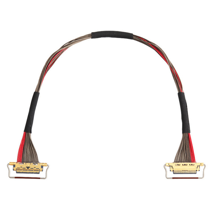 Fabryka UL EDP LVDS Kabel koaksjalny I PEX 0,4 mm Pitch 20633-220T-01S 20 Pin