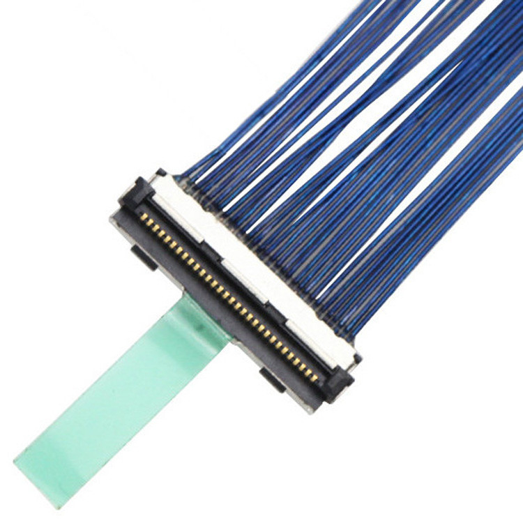 30-pin LVDS Micro Koaksjalny Kabel Z 0,5mm Pitch, łącznik , oznaczony jako DF80D-30P-0.5SD