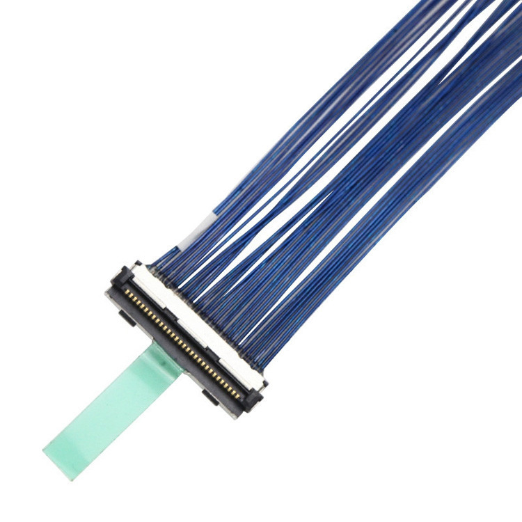 30-pin LVDS Micro Koaksjalny Kabel Z 0,5mm Pitch, łącznik , oznaczony jako DF80D-30P-0.5SD