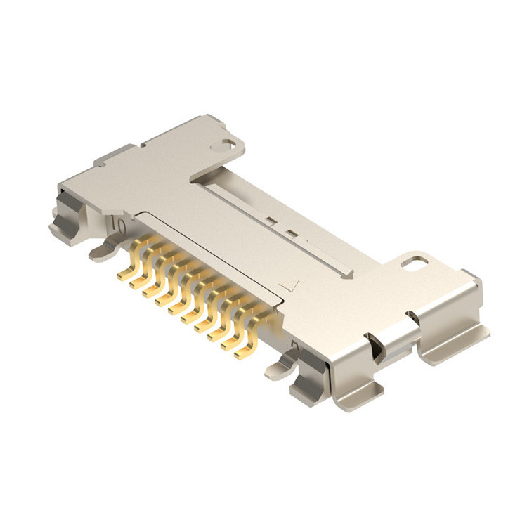 CABLINE-CA 10p 20633-310T-01S Mikro-koaksjalny złącze z mechanicznym wtyczką zamknięcia jest w