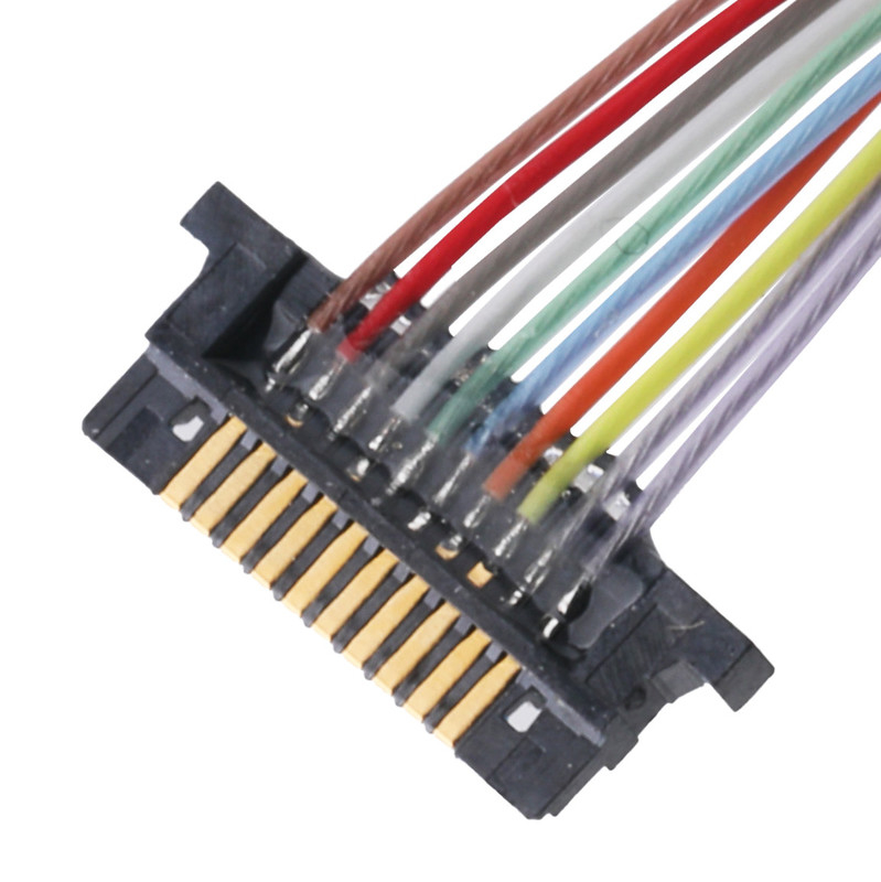 Złącze kabla koncentrycznego Lvds do monitora Lcd DW-5 20598-010T-02 Rozstaw 0,5 mm 10 pinów
