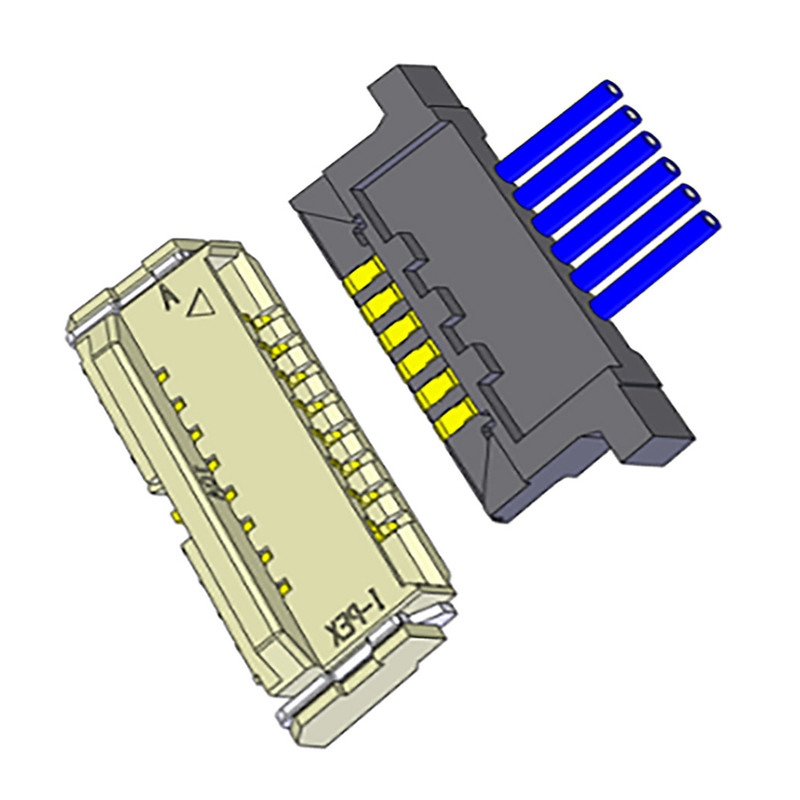 Złącze kabla koncentrycznego Lvds do monitora Lcd DW-5 20598-010T-02 Rozstaw 0,5 mm 10 pinów