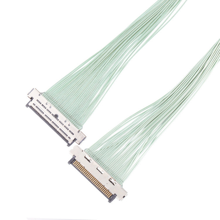Połącznik kablowy mikro-koaksjalny KEL USL20 30SS z odległością 0,4 mm, połączenie IDC