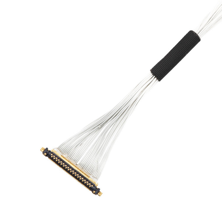 34 Pin JST AUHR-05V-H To I-PEX 20531-34-01 0,25 mm Pitch LVDS EDP Cable Assembly