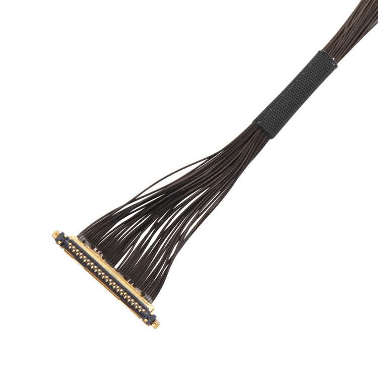 34 Pin JST AUHR-05V-H To I-PEX 20531-34-01 0,25 mm Pitch LVDS EDP Cable Assembly