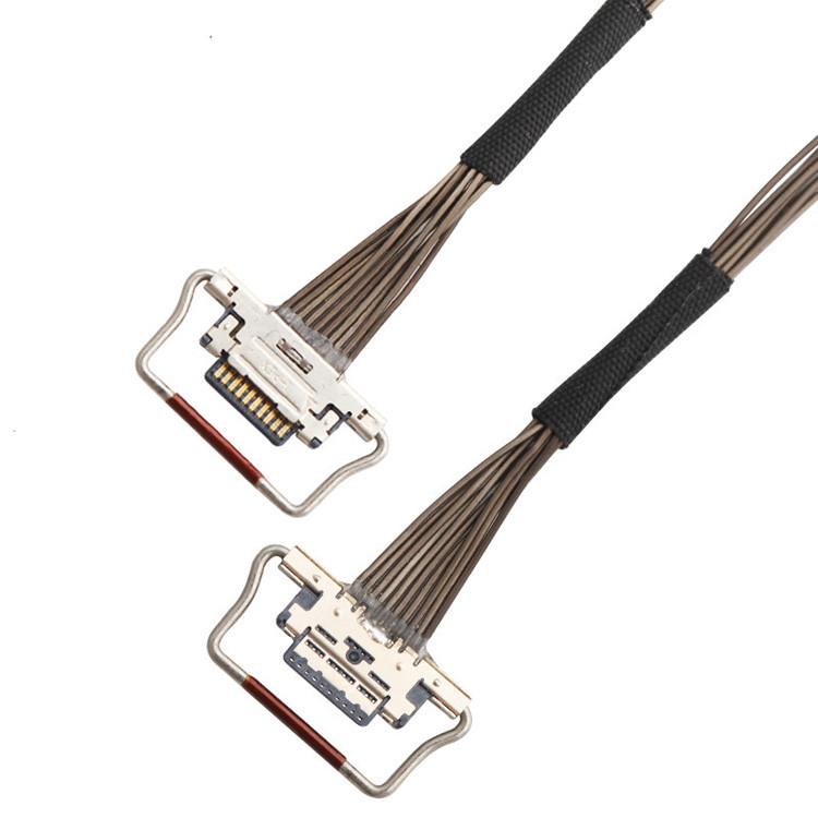 10 pinów EDP I-PEX Koaksjalny kabel LVDS 0,4 mm Pitch 20633-310T-01S 38AWG