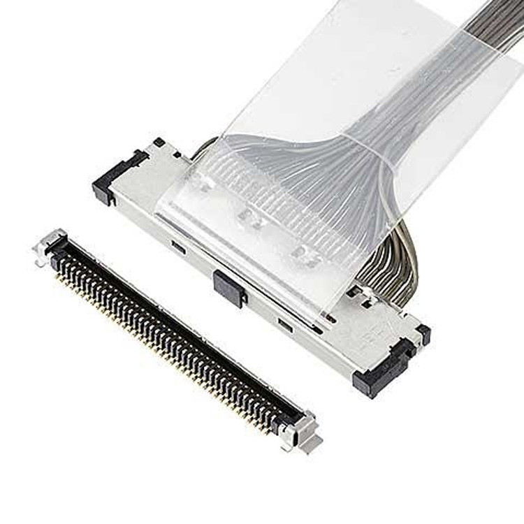 Wtyczka kablowa mikro-koaksjalna typu wiązania pionowego łącznik mikro-koaksjalny FPL 40P 20437 20438-040T-01 2496-040 20439-040E-01