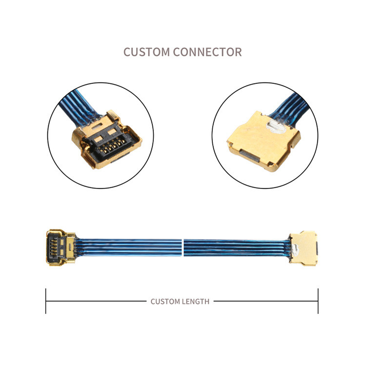 5 Pin 30pin Do 20857-005T-01 I Pex 20380-R30T-060 Lvds 5P Mikrokoaxialny Kabel