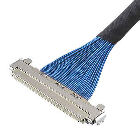 Kabel koncentryczny Ipex Micro 60P Cabline-Um 20878-060t-01 Części wtyczki gniazda Obudowa osłony Pokrywa zamka