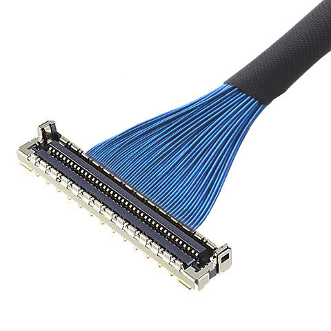 Kabel koncentryczny Ipex Micro 60P Cabline-Um 20878-060t-01 Części wtyczki gniazda Obudowa osłony Pokrywa zamka