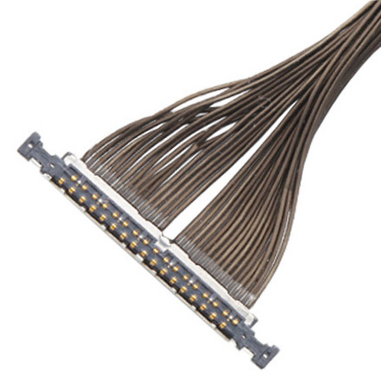 Kabel Lvds do dronów 32P Konektor 32 Pin Mikro-Koaxialny Kabel I PEX 0,3 mm Pitch 20496-032T-40