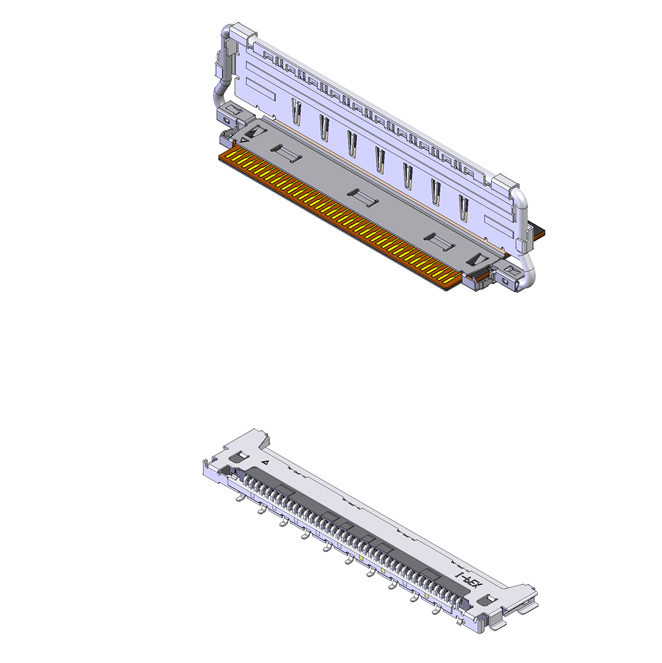 I-PEX kierunek sprzężenia poziomy 20856-050T-01 FFC Kabel koaksjalny 50P 0,4mm Pitch