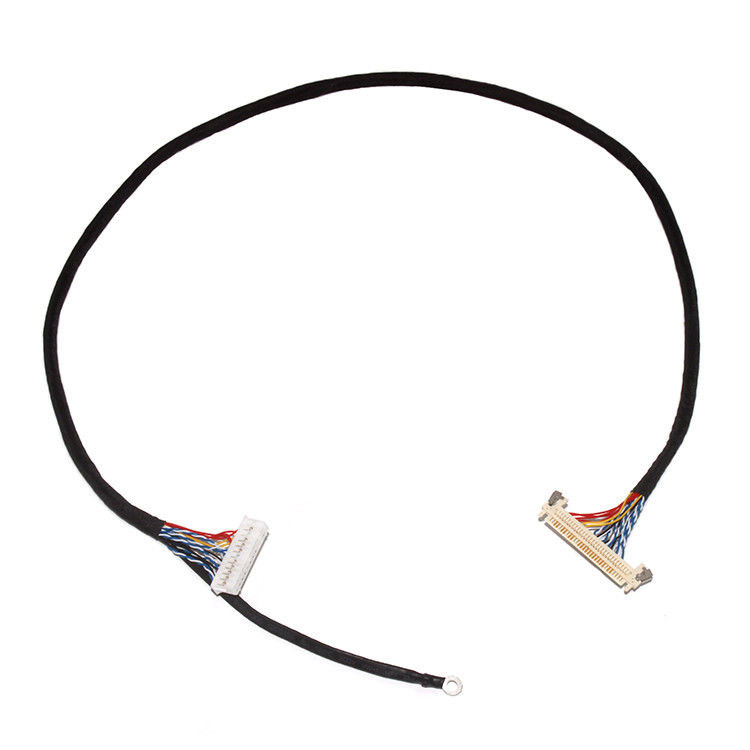 OEM/ODM Dostosować długość 2,0 mm pasmo LVDS Kabel zestaw 30 Pin IPEX DF11-24DS-2C Do FI-X3OHL