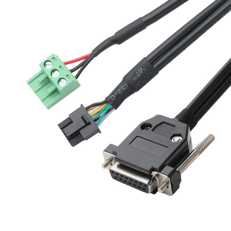Zastosowane łączniki kablowe przemysłowe, wysokość 3,0 mm DB-15P Kobieta do HSG 43025-0800 I wysokość 5,8 mm 691352710003