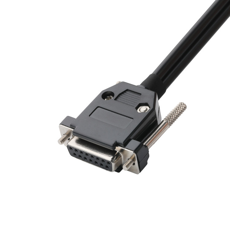 Zastosowane łączniki kablowe przemysłowe, wysokość 3,0 mm DB-15P Kobieta do HSG 43025-0800 I wysokość 5,8 mm 691352710003