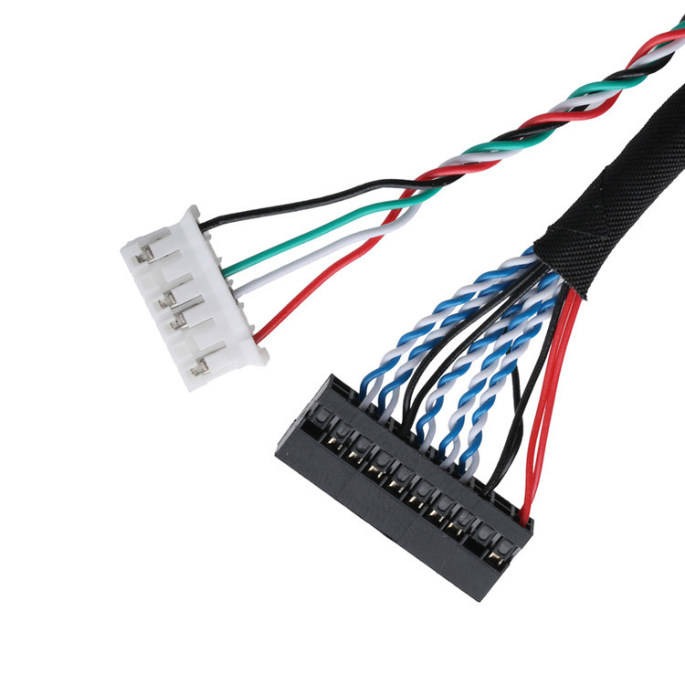 Połączacze kablowe LVDS Przekazywanie danych sygnału z DF14-20P-1.25H do połącza PH2.0-6P i terminala DH2.0-T