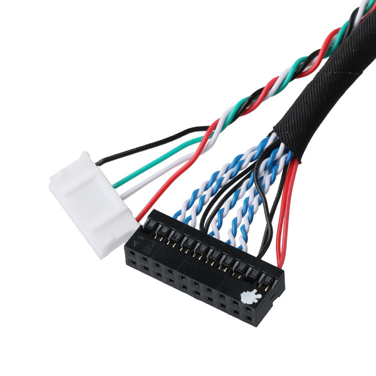 Połączacze kablowe LVDS Przekazywanie danych sygnału z DF14-20P-1.25H do połącza PH2.0-6P i terminala DH2.0-T