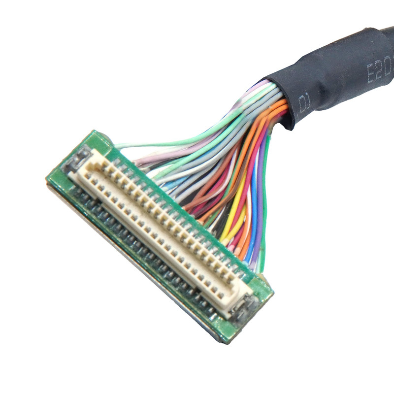 DF9 41P Przemysłowy przewód medyczny  DF9 41 Pin Screen Display Cable Female Hot Press Flat Connect