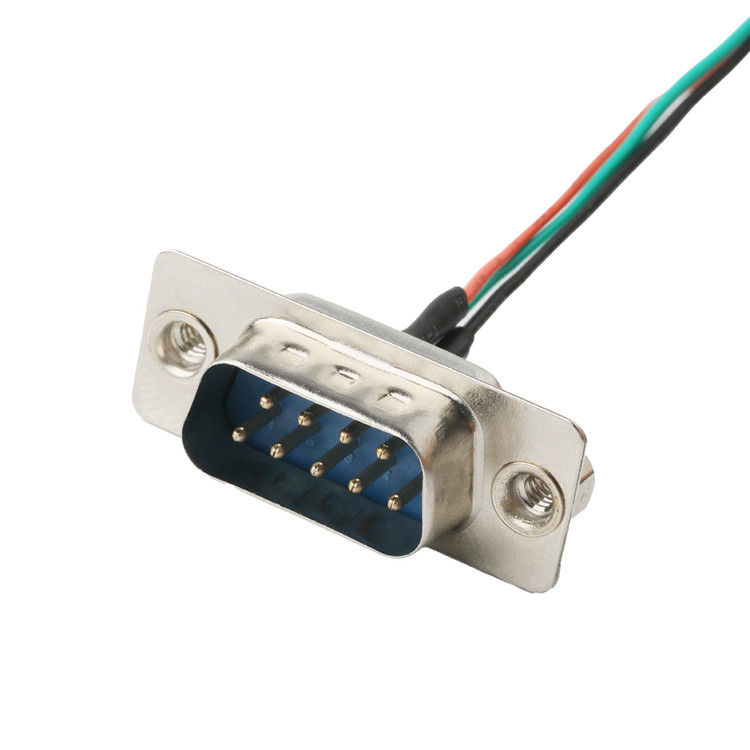 DB 9P Zestaw kabli LVDS D-SUB-9P Lutowanie męskie do MX1.25mm 4Pin Wire Connector OEM/ODM