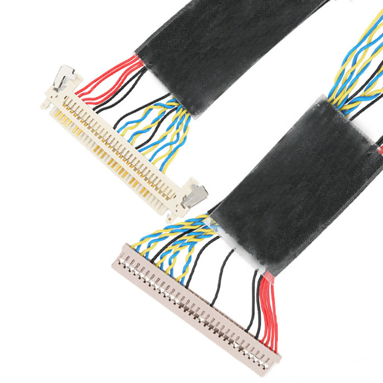 Zestaw 30-pin LVDS EDP kabli od  DF14-30S-1.25C do JAE FI-X30 jest skonfigurowany